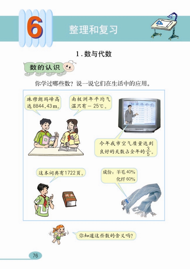 人教版小学六年级数学下册空间与图形